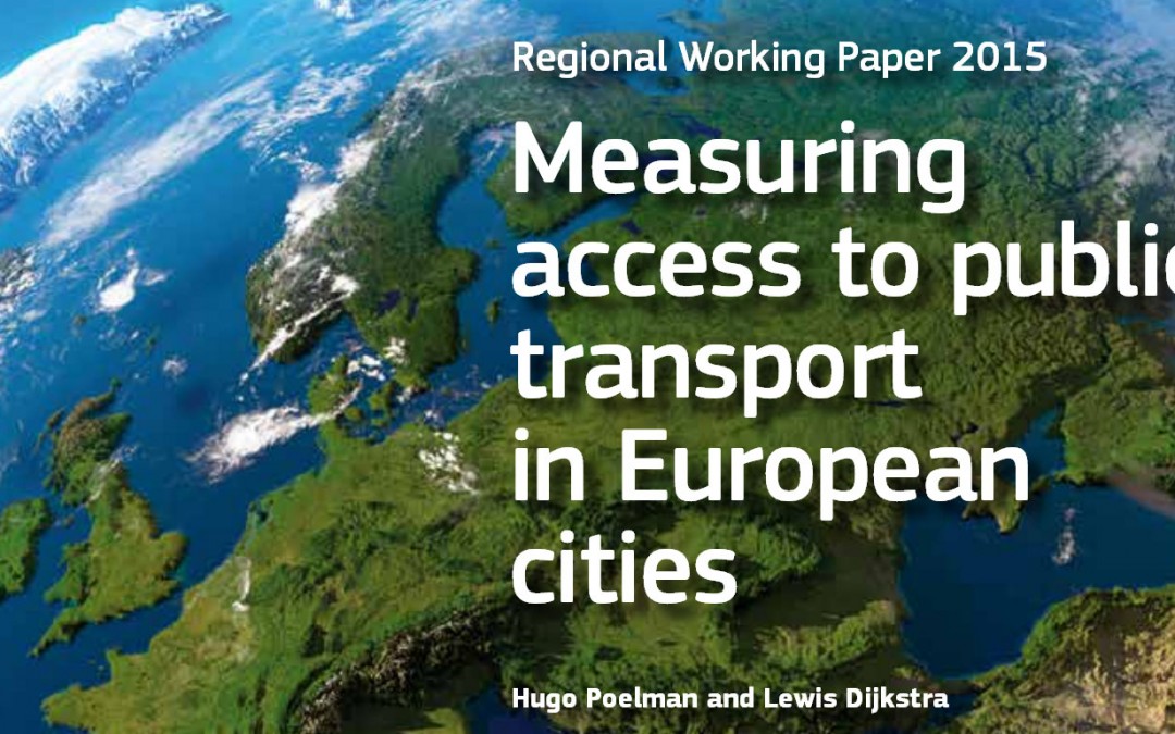 New methodology for measuring access to public transport in European cities