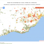 Map of mortality for small areas (Andalusia, Spain)